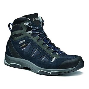 Asolo Megaton Mid Gv Mens Hiking Boots Online Cheap Blue/Black/Grey (Ca-3246971)